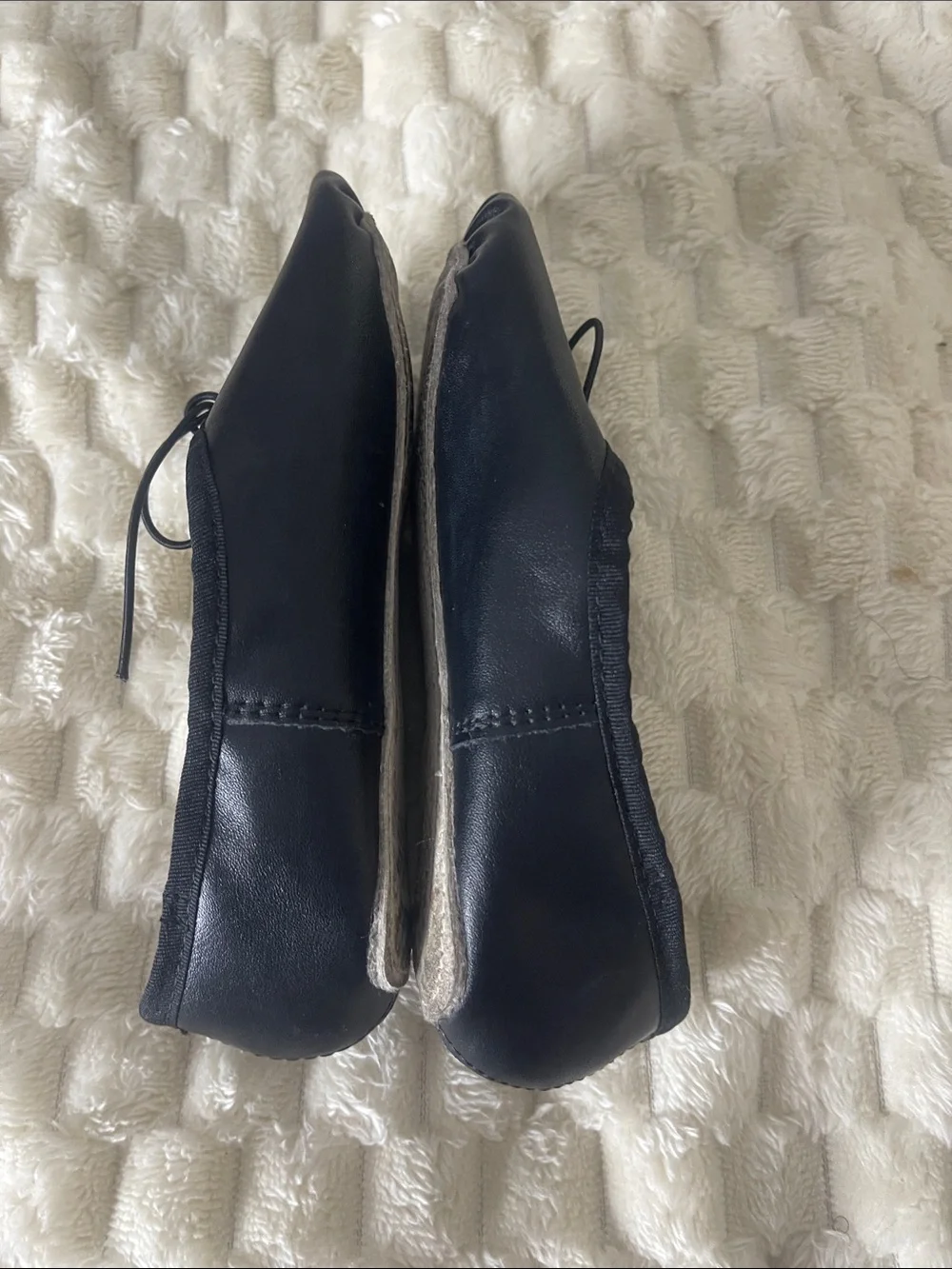 Danskin Black Girls Ballet Flats with Elastic Strap